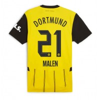 Moški Nogometni dresi Borussia Dortmund Donyell Malen #21 Domači 2024-25 Kratek Rokav